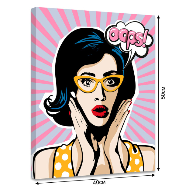 Канвас 40х50 см Лодка в горах от магазина ЛесКонПром.ру