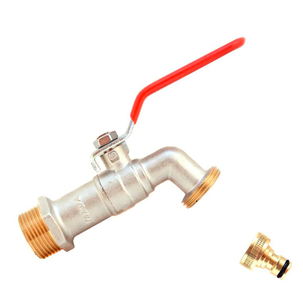 Кран садовый 3/4" с быстросъемным фитингом от магазина ЛесКонПром.ру