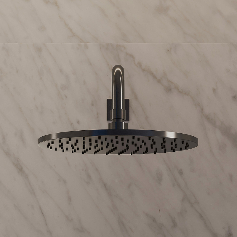 Верхний душ Omnires Slimline WG125CAT Антрацит от магазина ЛесКонПром.ру