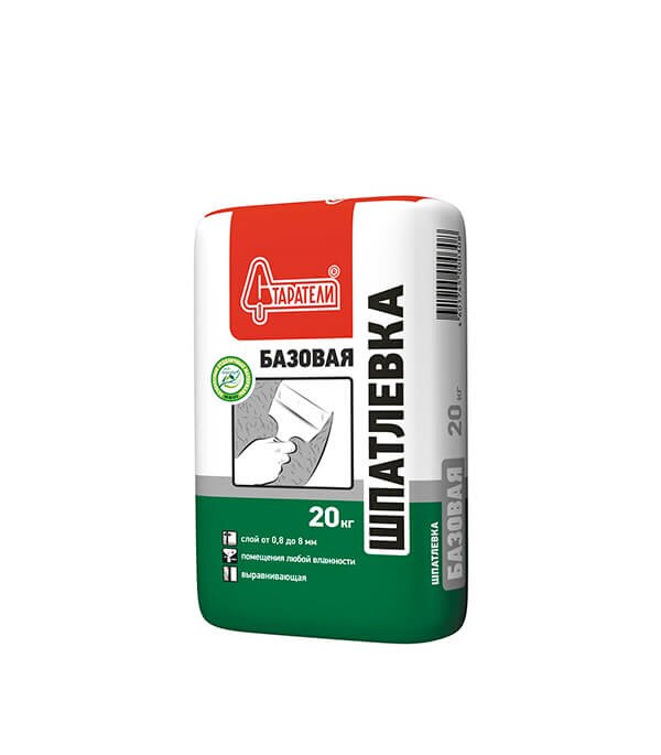 Шпатлевка Старатели базовая 20 кг от магазина ЛесКонПром.ру
