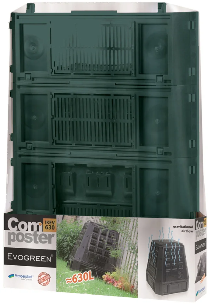 Компостер Prosperplast Evogreen 630 л, зеленый от магазина ЛесКонПром.ру