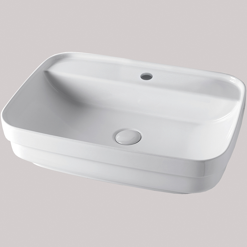 Раковина Kerasan Tribeca 60 514201*1 Белая от магазина ЛесКонПром.ру