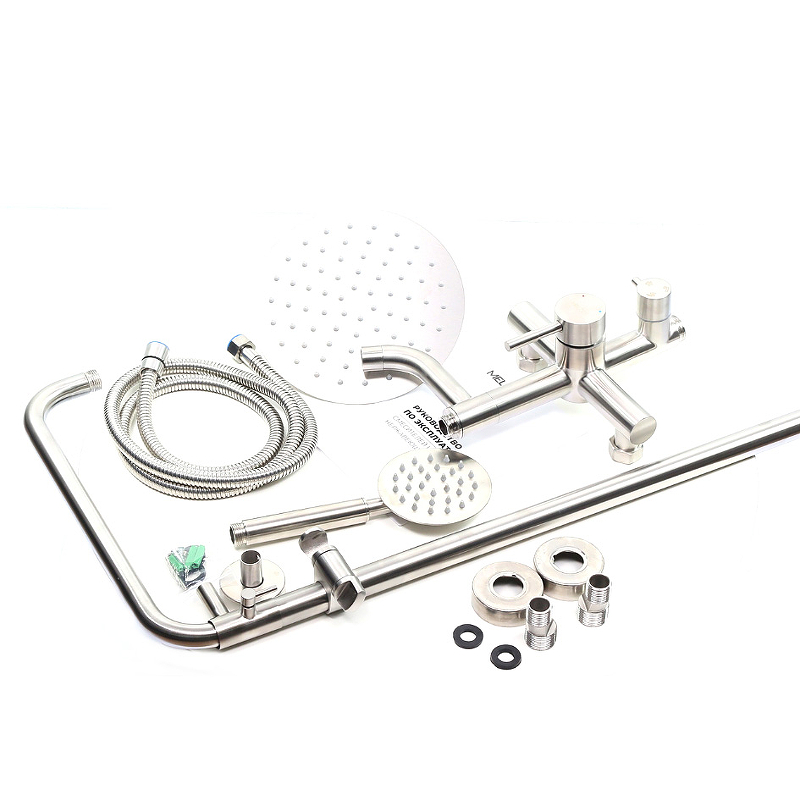 Душевая система Melana Tondo F610107 Сатин от магазина ЛесКонПром.ру