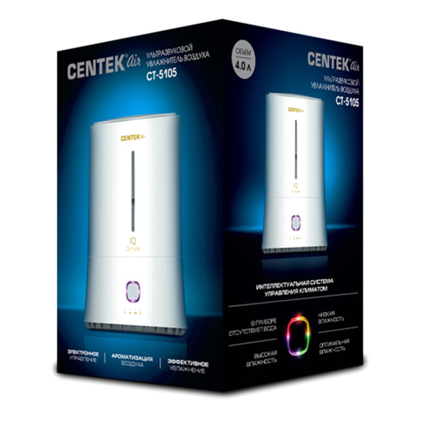Увлажнитель Centek CT-5105 с IQ 4 л от магазина ЛесКонПром.ру