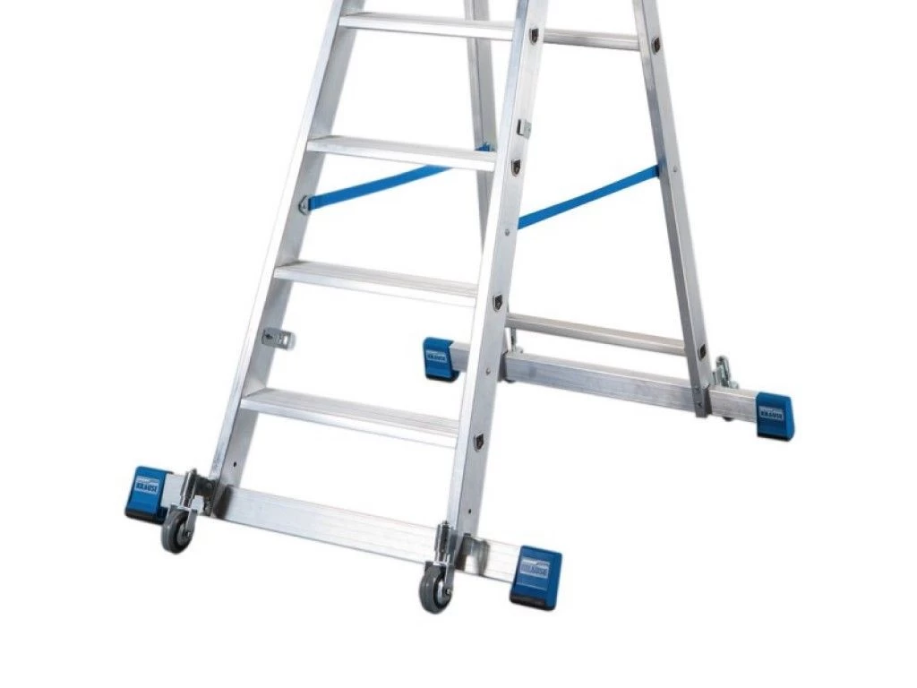 Стремянка алюминиевая Krause Stabilo с траверсой 10 ступеней (арт. 127341) от магазина ЛесКонПром.ру