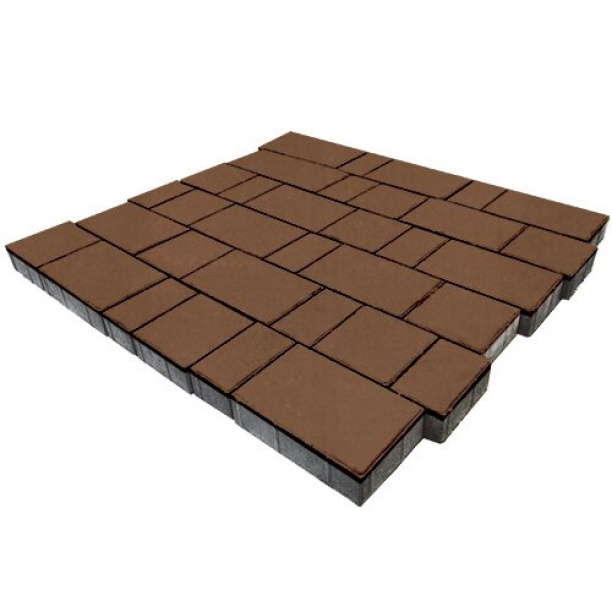 Плитка тротуарная Бергамо Steinrus песочная от магазина ЛесКонПром.ру