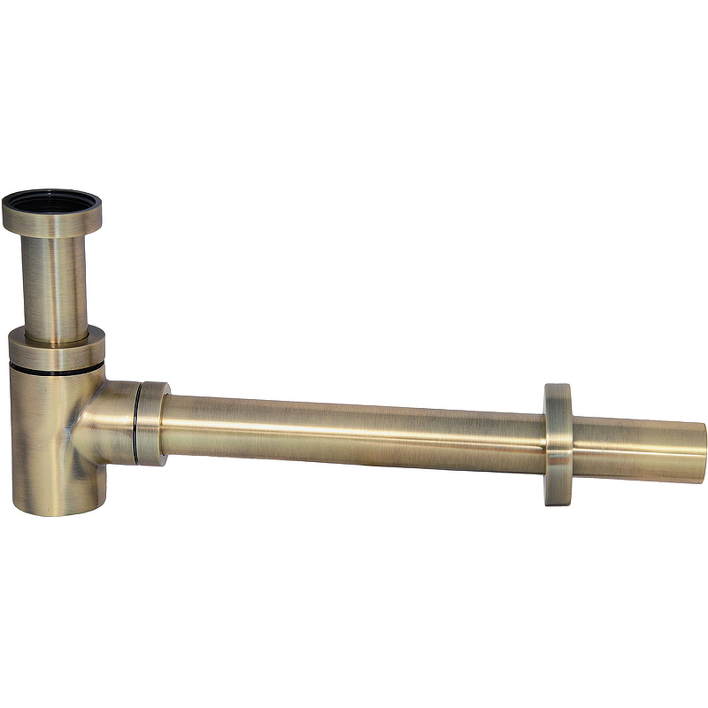 Сифон для раковины Kaiser 958B-An Бронза от магазина ЛесКонПром.ру