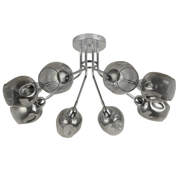 Люстра потолочная Schaffner Чалле 8х60 Вт Е27 от магазина ЛесКонПром.ру