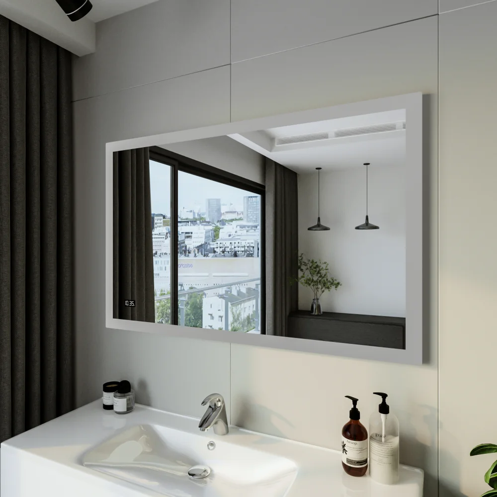 Зеркало Бриклаер Вега 125 с подсветкой от магазина ЛесКонПром.ру