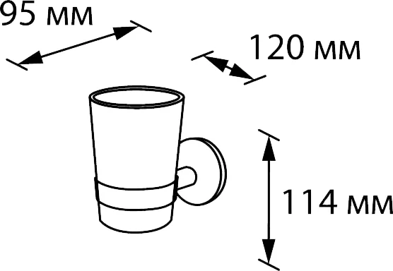 Стакан Wess Force Wb02-02 от магазина ЛесКонПром.ру