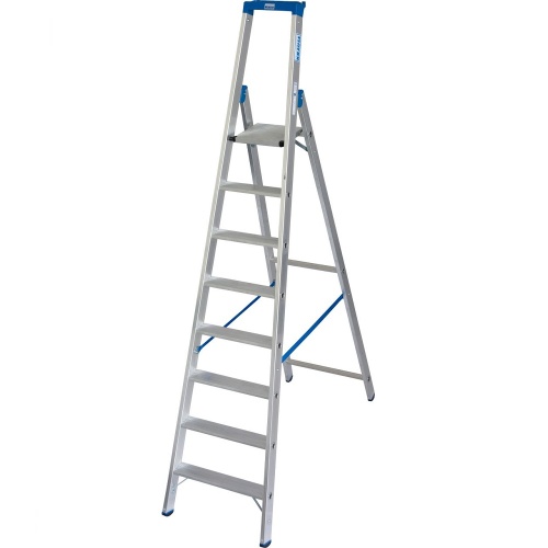 Стремянка алюминиевая Krause Stabilo 8 ступеней (арт. 124555) от магазина ЛесКонПром.ру