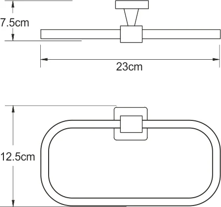 Полотенцедержатель Wasserkraft Dill K-3960 от магазина ЛесКонПром.ру