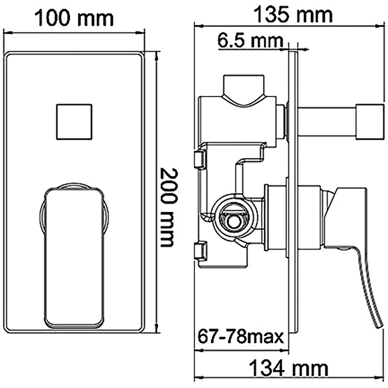 Душевая система WasserKRAFT Aller A16190 Хром от магазина ЛесКонПром.ру