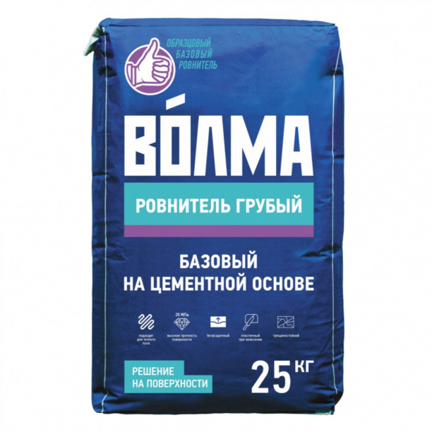 Грубый ровнитель Волма 25 кг от магазина ЛесКонПром.ру
