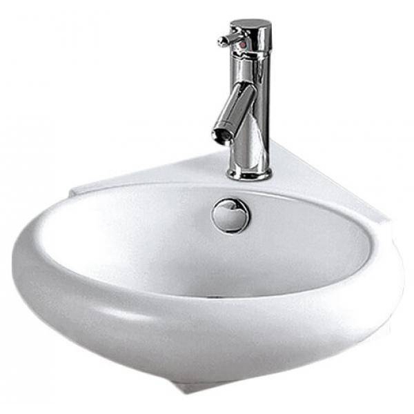 Раковина Melana MLN-E604 угловая Белая от магазина ЛесКонПром.ру