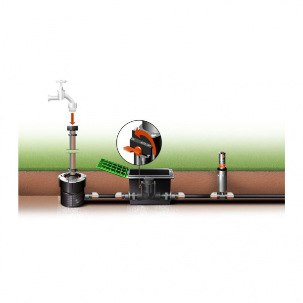 Коробка для клапанов полива Gardena V1 от магазина ЛесКонПром.ру