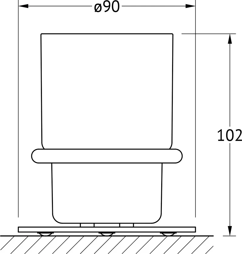 Стакан Artwelle Universell AWE 001 от магазина ЛесКонПром.ру