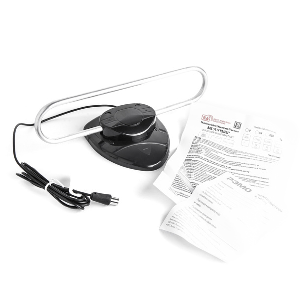 Антенна комнатная с усилителем РЭМО BAMBI 33 dB от магазина ЛесКонПром.ру