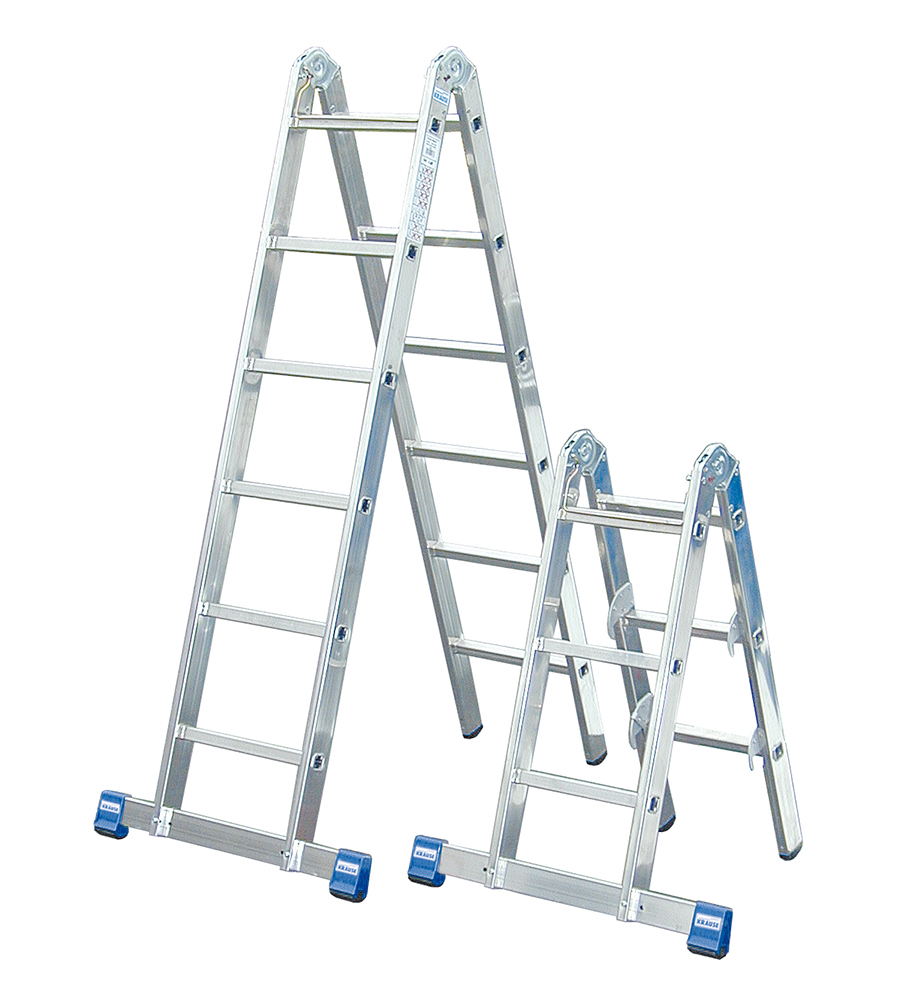 Универсальная шарнирная комбинированная лестница STABILO 2Х3+2Х6 KRAUSE арт.133922 от магазина ЛесКонПром.ру