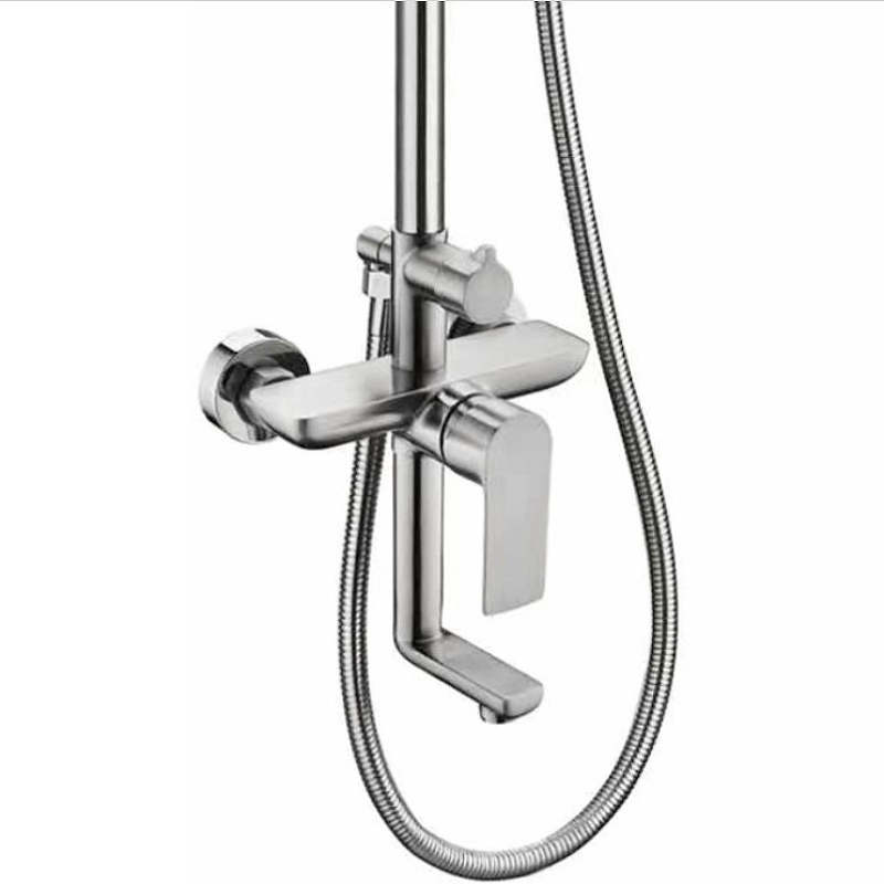 Душевая система Haiba HB24807 Нержавеющая сталь от магазина ЛесКонПром.ру