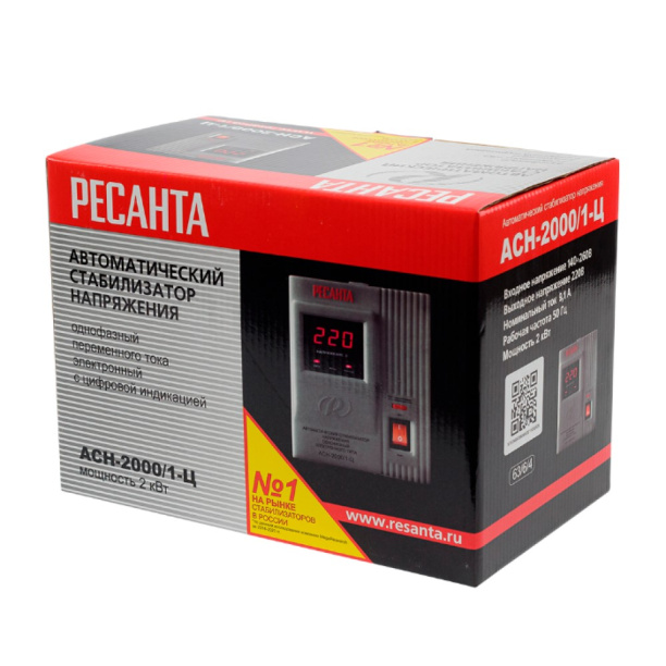 Стабилизатор Ресанта 2 кВт от магазина ЛесКонПром.ру