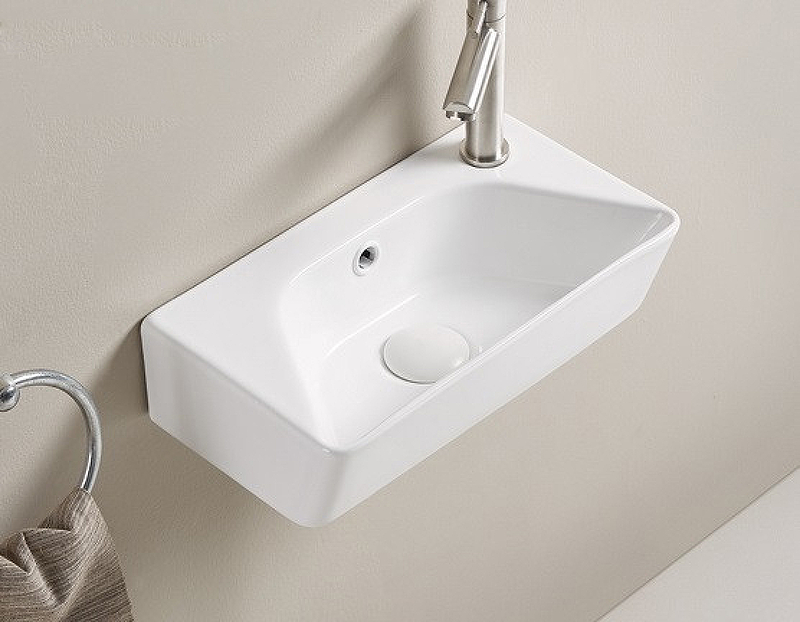 Раковина CeramaLux 40 78578L Белая глянцевая от магазина ЛесКонПром.ру