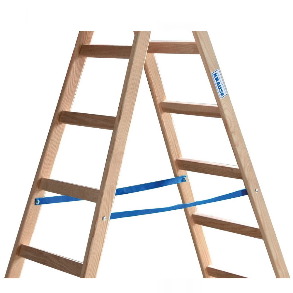 Стремянка деревянная двухсторонняя Krause Stabilo 2х6 ступеней (арт. 170088) от магазина ЛесКонПром.ру