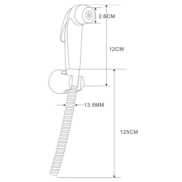 Комплект для гигиенического душа FLUMEN Inn от магазина ЛесКонПром.ру