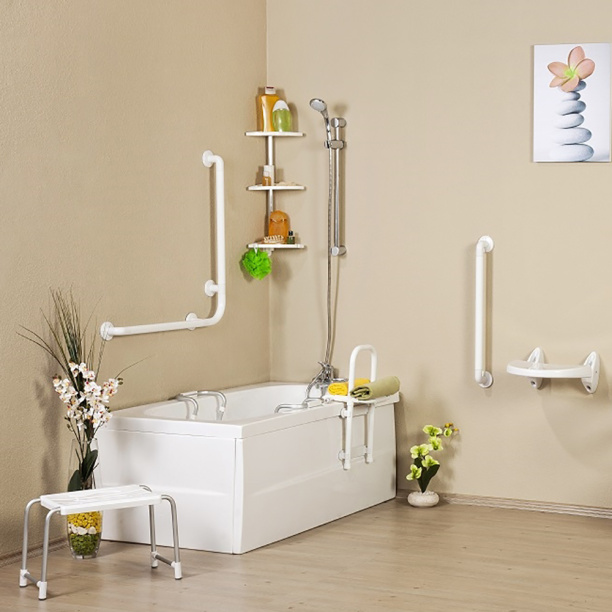 Поручень Primanova на борт ванны белый от магазина ЛесКонПром.ру