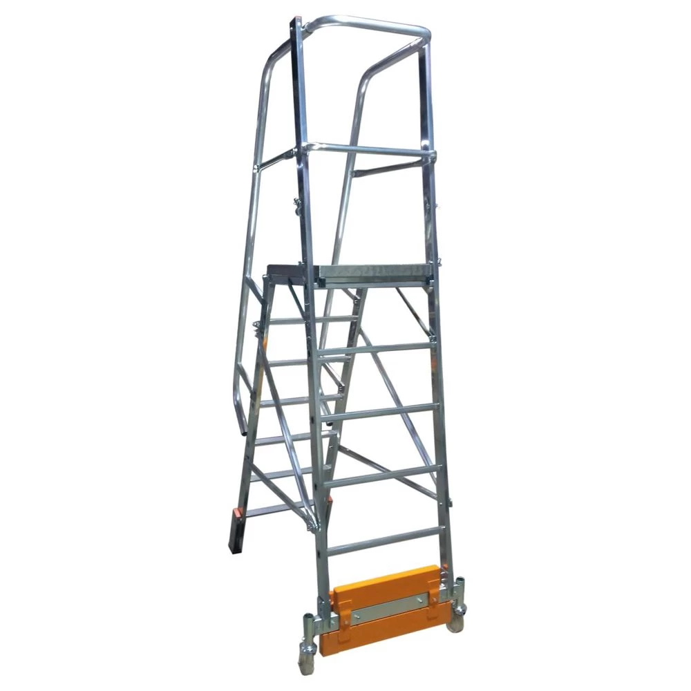 Односторонняя лестница с платформой VARIO KOMPAKT STABILO 7 ступеней KRAUSE арт.833020 от магазина ЛесКонПром.ру