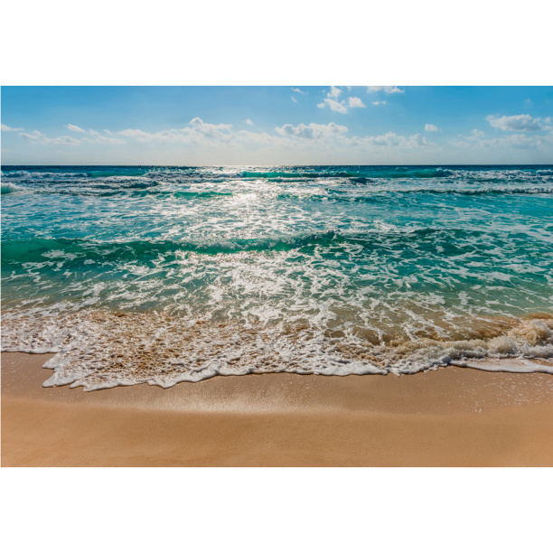 Фотообои бумажные 368x254 см Пляж от магазина ЛесКонПром.ру