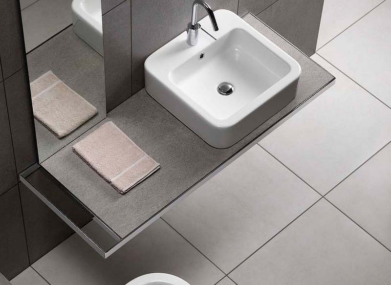 Раковина Hatria Happy Hour 48 Y0M701 Белая от магазина ЛесКонПром.ру