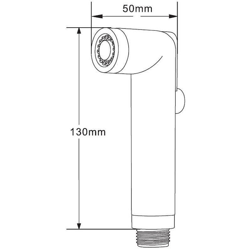 Гигиенический душ Orange HS001bk Черный от магазина ЛесКонПром.ру