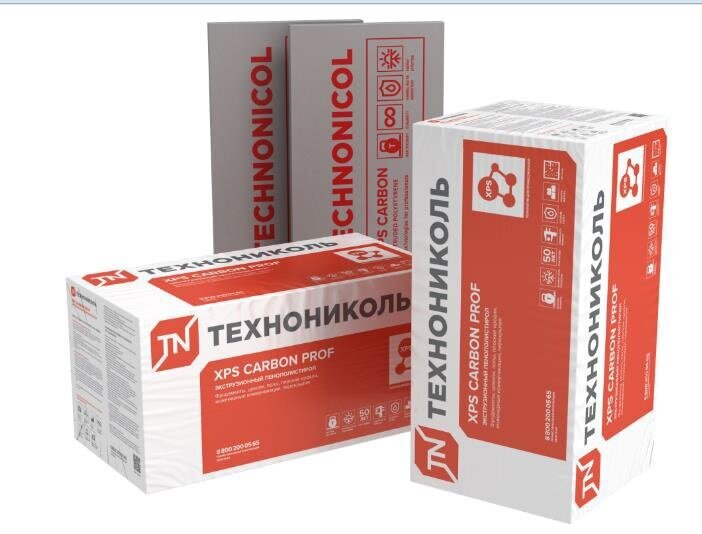 Экструзионный пенополистирол (XPS) ТЕХНОНИКОЛЬ Carbon Prof 1180х580х100 мм, L-кромка, 4 шт от магазина ЛесКонПром.ру