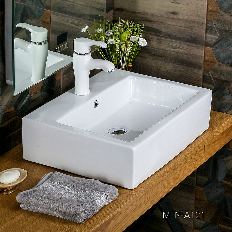 Раковина Melana 59 MLN-A121 Белая от магазина ЛесКонПром.ру