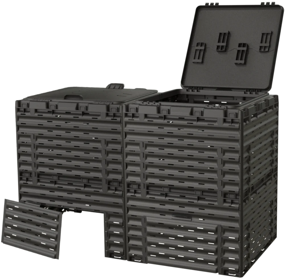 Компостер Piteco К1160 600 л, черный от магазина ЛесКонПром.ру